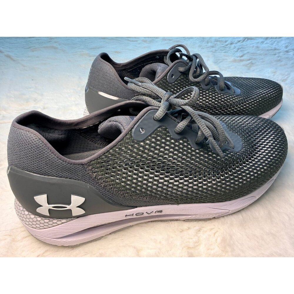 Size 12 - Under Armour HOVR Turbulence 2 White Gray